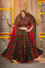 Load image into Gallery viewer, Black Exclusive Navratri Chaniya Choli