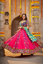 Load image into Gallery viewer, Deep Pink Exclusive Embroidered Work Navratri Chaniya Choli