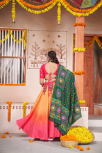 Load image into Gallery viewer, Yellow Printed Embroidered Designer Chaniya Choli