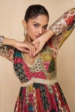 Load image into Gallery viewer, Incredible Multi-Color Printed Georgette Event Wear Gown With Dupatta