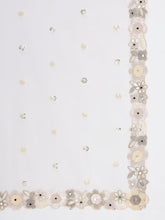Load image into Gallery viewer, Cream Net Sequins Mirror Thread Embroidery Lehenga Choli &amp; Dupatta